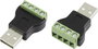 USB dugó A, csavaros csatlakozás, TRU COMPONENTS LT-USB4M bélyegkép