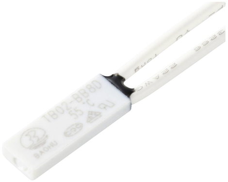 Hőmérséklet figyelő +42°C/+55°C, 1 nyitó, TRU COMPONENTS TB02-BB8D-55 2. kép