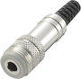 Jack csatlakozó, 3,5 mm Alj, egyenes Pólusszám: 4 Sztereo Ezüst TRU COMPONENTS 1 db bélyegkép