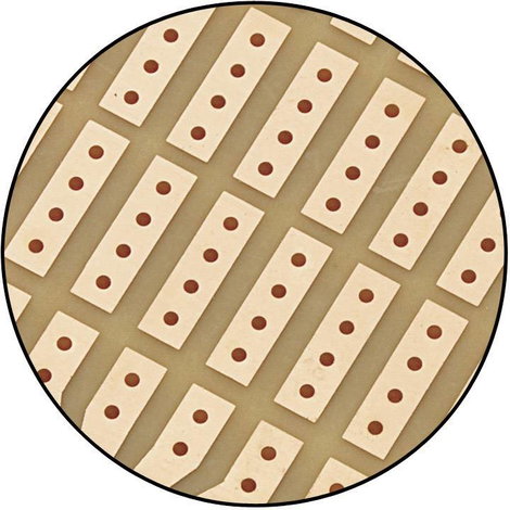 Nyák panel, keménypapír, 16 pól., 110 x 50 x 1,6 mm, Tru Components 2. kép