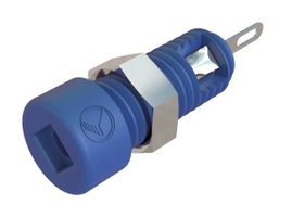 Banánhüvely 2mm/6A kék