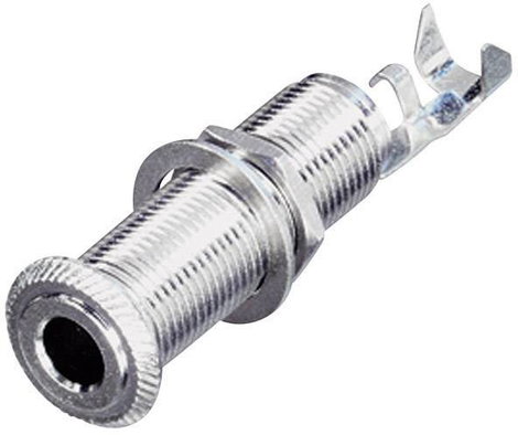 Beépített jack csatlakozóaljzat 6,35 mm Beépíthető hüvely Pólusszám=3 NYS2203 Rean