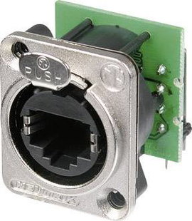 Neutrik RJ45 adatátviteli csatlakozó EtherCon®, nikkel, NE 8 FDH-C5E
