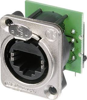 Neutrik RJ45 adatátviteli csatlakozó EtherCon®, nikkel, NE 8 FDH-C5E
