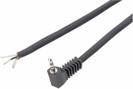 Audio kábel 3,5 mm-es jack dugóval, könyök, BKL Electronic 1101050