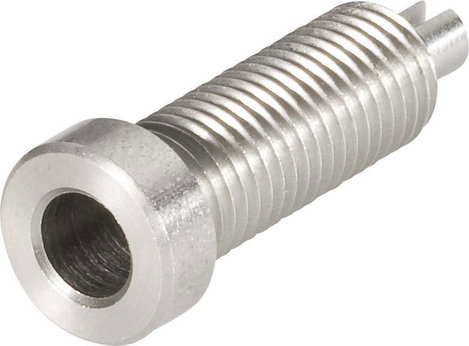 Nemesacél beépíthető hüvely 4 MM, forrasztós csatlakozás