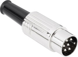 BKL Electronic lengő DIN dugó, 6 pól., 0208024
