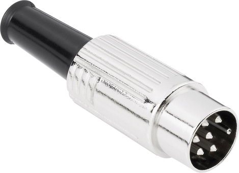 BKL Electronic lengő DIN dugó, 6 pól., 0208024