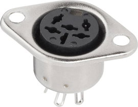 BKL Electronic beépíthető DIN alj, 6 pól., 0208094