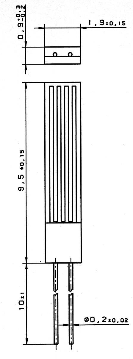 Platina hőmérséklet szenzor PT100 Hareus M1020 32 208 280 2. kép