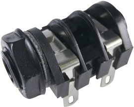 Cliff beépíthető 6,35 jack hüvely, monó, CL1160A