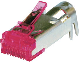 RJ45 moduláris csatlakozó dugó, egyenes, CAT5, 8P8C, Hirose Electronic TM21SZ TM21P-TM-88P(60)