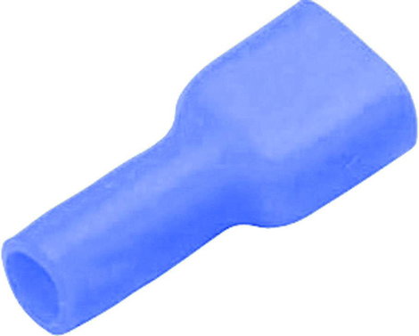 Csúszósaru dugó 6.3X0.8 mm kék Vogt Verbindungstechnik 3970S
