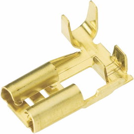 Lapos csúszósaru hüvely 4,8 x 0,8 mm 90°, szigeteletlen, fém, Vogt Verbindungstechnik 380208.60