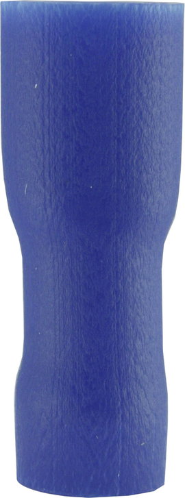 Lapos csúszósaru hüvely 4,8 x 0,8 mm, szigetelt, kék, Vogt Verbindungstechnik 396208