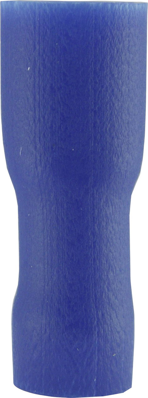 Lapos csúszósaru hüvely 4,8 x 0,8 mm, szigetelt, kék, Vogt Verbindungstechnik 396208