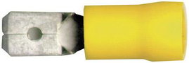 Laposérintkezős dugó, szigetelt 6.3X0.8mm 4-6