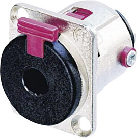 Hüvely, NEUTRIK 6.3 MM 2/3 Pólusú, színes
