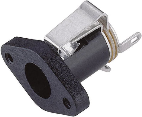 Kisfeszültségű csatlakozó Alj, beépíthető, függőleges 6.6 mm 1.95 mm Tru Components 1 db