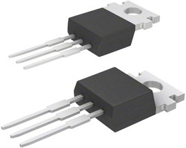 Feszültségszabályzó, 1 A, pozitív, ON Semiconductor MC7808CT, TO-220, 8 V I(out) 1 A