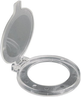 Védősapka az USB-/RJ45-ös beépített csatlakozóaljzathoz, átlátszó, Schlegel KD22RR