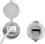 Védősapka az USB-/RJ45-ös beépített csatlakozóaljzathoz, átlátszó, Schlegel KD22RR 2. bélyegkép