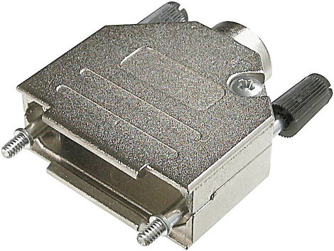 D-SUB EMC sapkák, 15 pólusú, 180°