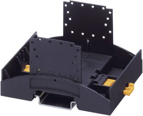 Műszerdoboz 89,7 x 71,6 x 62,2 mm, polikarbonát, fekete, Phoenix Contact BC 71,6 UT HBUS BK
