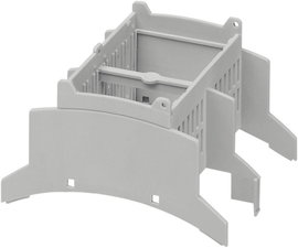 Műszerdoboz 89,7 x 71,6 x 62,2 mm, polikarbonát, világosszürke, Phoenix Contact BC 71,6 OT U22 KMGY