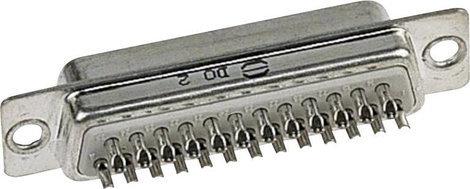 Harting 09 67 025 5615 D-SUB tűs kapocsléc 180 ° Pólusszám: 25 Forrasztókehely 1 db