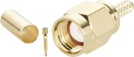 BKL Electronic SMA dugó, krimpelhető, 50 Ω