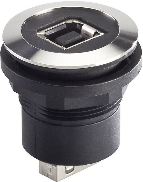 Schlegel beépíthető USB alj 2.0, fém, RRJVA_USB_BA
