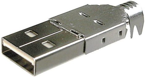Lengő USB A csatlakozódugó BKL Electronic A-USBPA-N