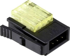 MiniClamp csatlakozó, 3 pólusú, AWG20-22 zöld