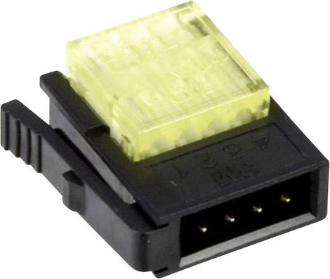 MiniClamp csatlakozó, 4 pólusú, AWG20-22 zöld