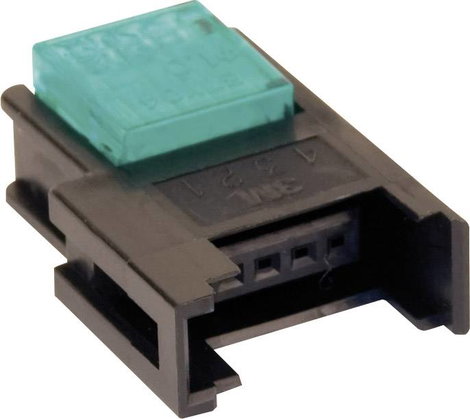MiniClamp csatlakozó alj, 3 pólusú, AWG 20-22 kék