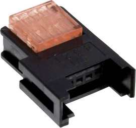 MiniClamp csatlakozó alj, 4 pólusú, AWG 24-26 piros