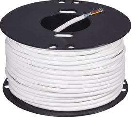 ABUS riasztókábel 8 x 0,22 mm², fehér, 50 m