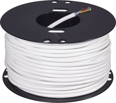 ABUS riasztókábel 8 x 0,22 mm², fehér, 50 m