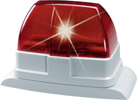 ABUS kültéri stroboszkóp villogó piros, 12V/DC, 70 villogás/perc