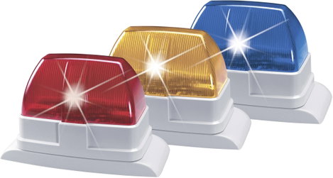 ABUS kültéri stroboszkóp villogó piros, 12V/DC, 70 villogás/perc 3. kép