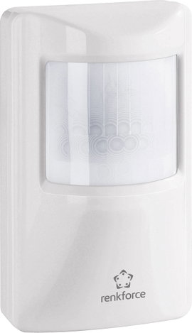 Conrad NC/NO kettős mozgásérzékelő, dupla PIR szenzor, 12V/DC 85° 12m-ig
