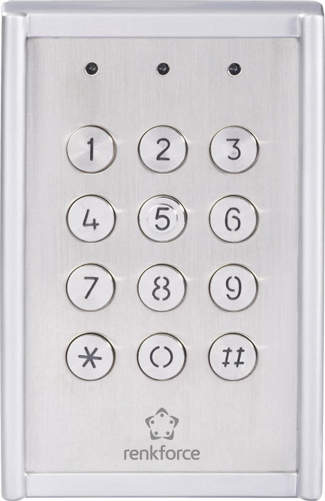 Időjárásálló kódzár, IP65, Renkforce 751624