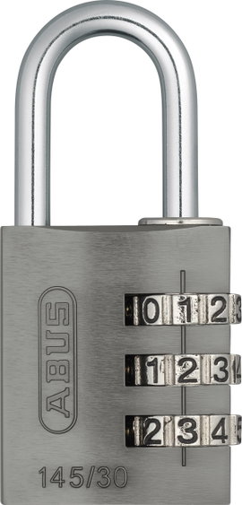 ABUS alu számkódos lakat, titánium, 145/30, ABVS46622