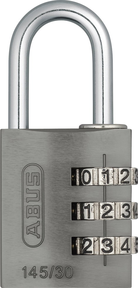ABUS alu számkódos lakat, titánium, 145/30, ABVS46622