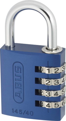 ABUS alu számkódos lakat, kék, 145/40, ABVS48807