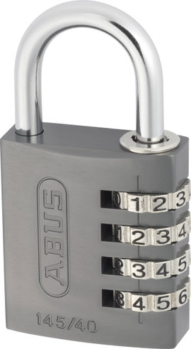 ABUS alu számkódos lakat, titán, 145/40, ABVS48806