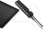 7 portos USB 3.0 hub, külön kapcsolható, státusz LED, iPad töltőcsatlakozó, fekete, Renkforce 2. bélyegkép