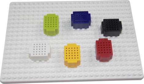 Dugaszolható próba panel 25 pól., 15 x 20 mm, sárga, Tru Components 2. kép