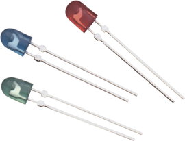 LED ovális 50X100 GRAD 4mm piros